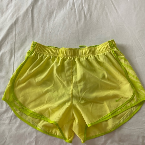 Nike Running Shorts Womens Neon Green 